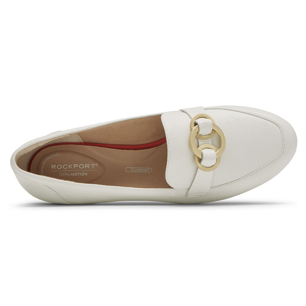 Mocassins Rockport Mulher Branco - Total Motion Tavia Ring - 87254FLNE